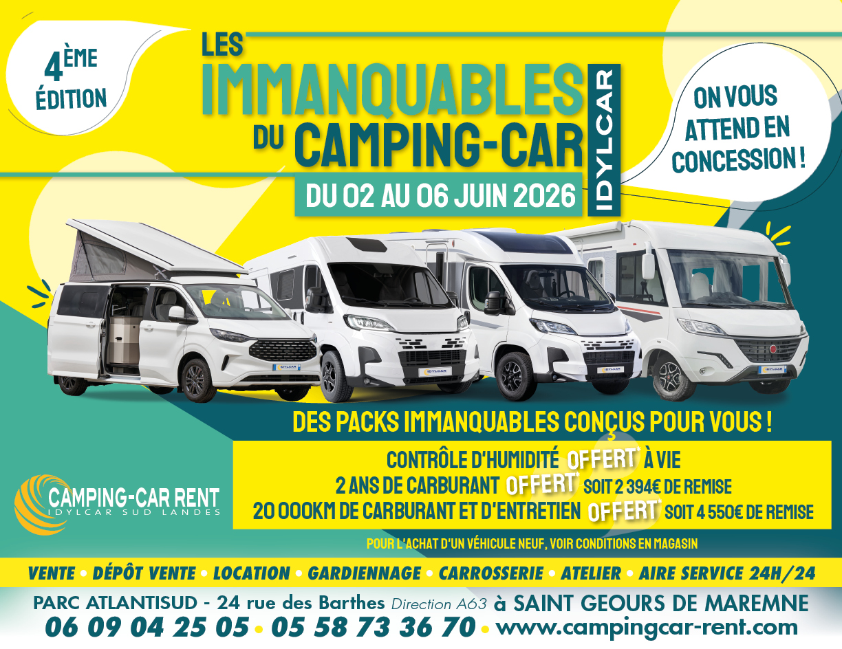 camping car rent utv pb 596